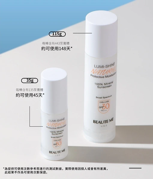 Lumi-Shine Natural Protective Moisturizer 100% Mineral Sunscreen