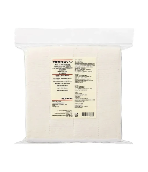 Unbleached Cut Cotton 180pcs (Pack)